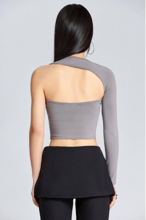 202637 TOPTAN GRİ CROP