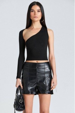 202638 TOPTAN SİYAH CROP