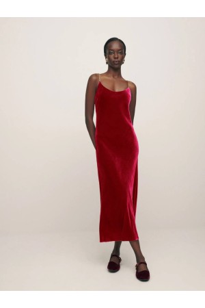 202646 burgundy DRESS