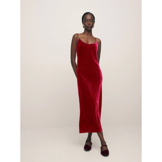 202646 burgundy DRESS