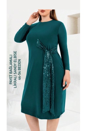 202671 GREEN DRESS