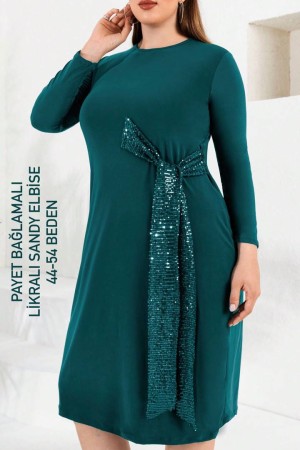 202671 GREEN DRESS