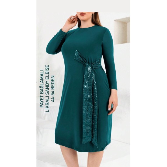 202671 GREEN DRESS