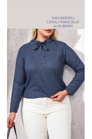 202673 TOPTAN MAVİ BLUZ
