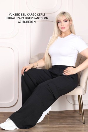 202678 TOPTAN SİYAH PANTOLON