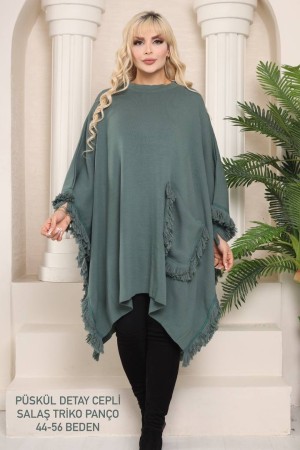 202702 TOPTAN YEŞİL HIRKA