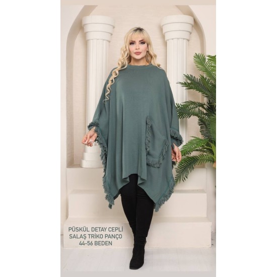 202702 TOPTAN YEŞİL HIRKA