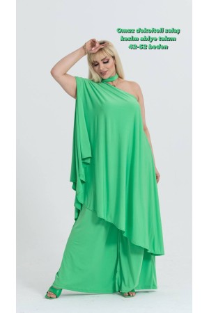 202709 GREEN DRESS