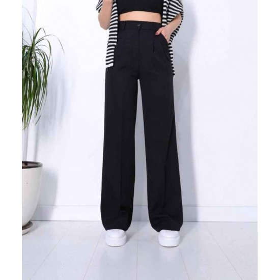 202745 TOPTAN SİYAH PANTOLON