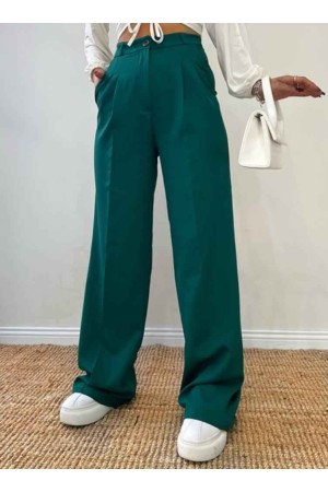 202746 TOPTAN ZÜMRÜT YEŞİL PANTOLON