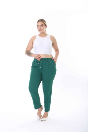 202766 TOPTAN ZÜMRÜT YEŞİL PANTOLON