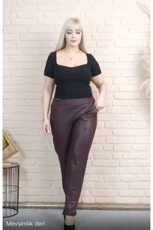 202770 TOPTAN BORDO PANTOLON