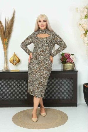 202775 TOPTAN DESENLİ ELBİSE