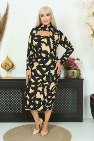 202778 patterned DRESS