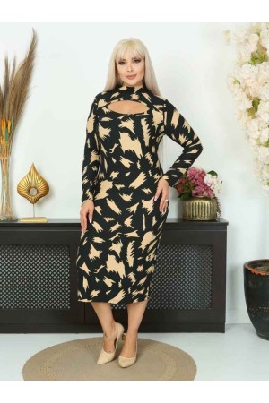 202778 TOPTAN DESENLİ ELBİSE