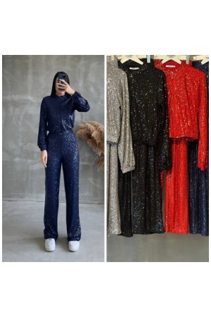 203112 TOPTAN KIRMIZI PANTOLON TAKIM