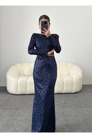 203115 TOPTAN LACİVERT ABİYE