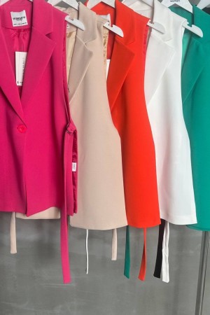 203121 TOPTAN YEŞİL YELEK