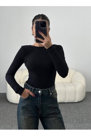 203131 TOPTAN SİYAH BODYSUIT