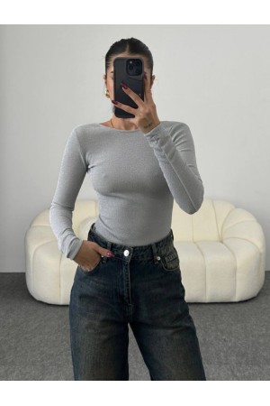 203132 TOPTAN GÜMÜŞ BODYSUIT