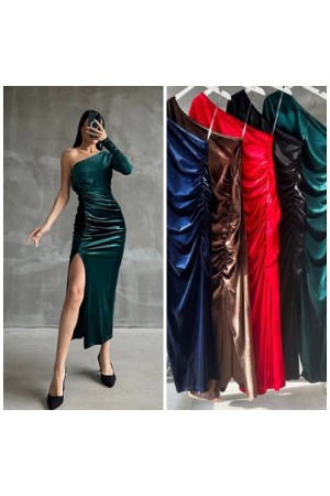 203138 TOPTAN SİYAH ELBİSE