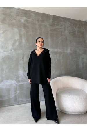 203160 TOPTAN SİYAH PANTOLON TAKIM