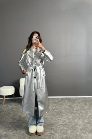 203163 TOPTAN GÜMÜŞ TRENÇKOT