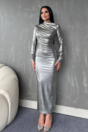 203165 silver DRESS