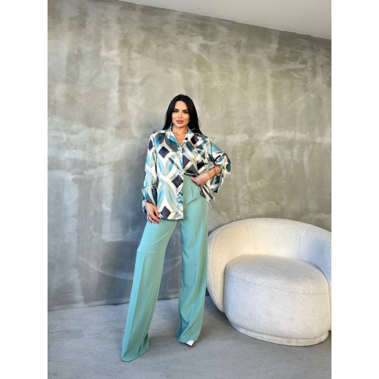 203168 Water is green TROUSERS