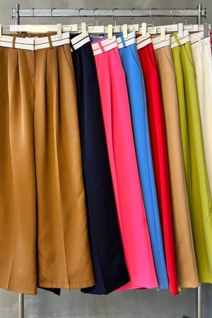 203183 TOPTAN BEJ PANTOLON