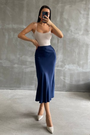 203185 TOPTAN LACİVERT ETEK