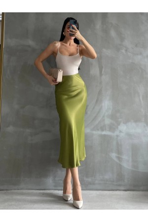 203186 TOPTAN YEŞİL ETEK