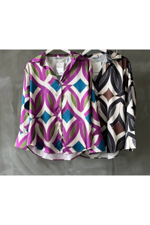 203222 TOPTAN MOR GÖMLEK