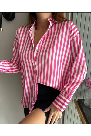 203225 TOPTAN PEMBE GÖMLEK