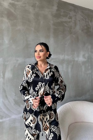 203233 TOPTAN DESENLİ PANTOLON TAKIM