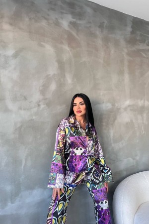 203237 TOPTAN DESENLİ PANTOLON TAKIM