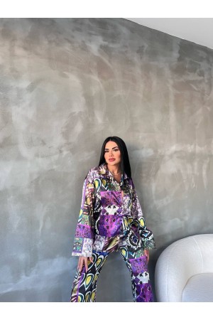 203237 TOPTAN DESENLİ PANTOLON TAKIM