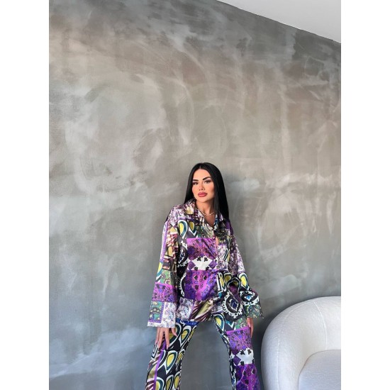 203237 TOPTAN DESENLİ PANTOLON TAKIM