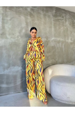 203238 TOPTAN DESENLİ PANTOLON TAKIM