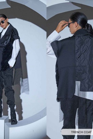 203257 black WAISTCOAT