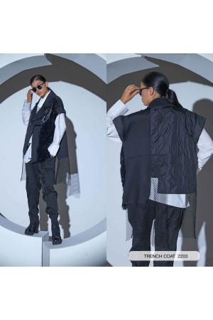 203257 TOPTAN SİYAH YELEK