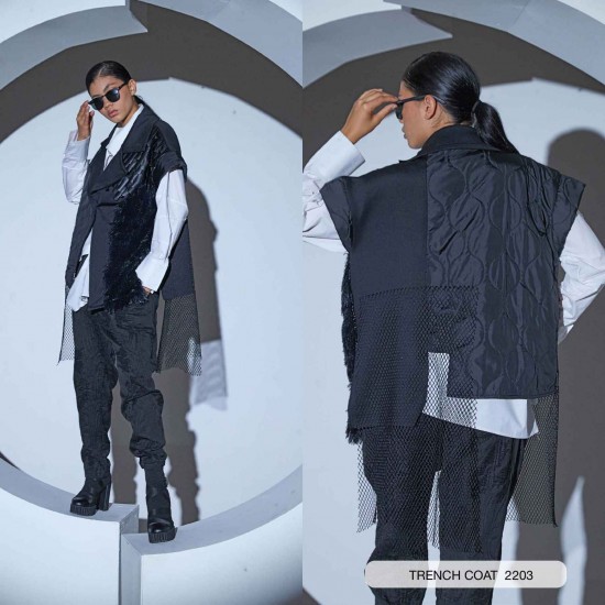 203257 black WAISTCOAT