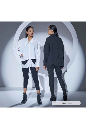 203263 TOPTAN SİYAH GÖMLEK