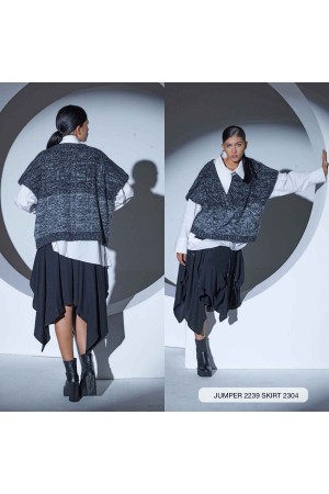 203271 TOPTAN SİYAH ETEK