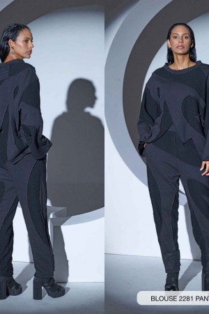 203276 TOPTAN SİYAH BLUZ