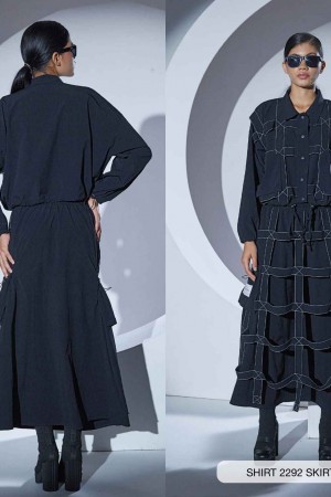 203285 TOPTAN SİYAH ETEK