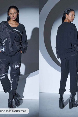 203288 TOPTAN SİYAH BLUZ