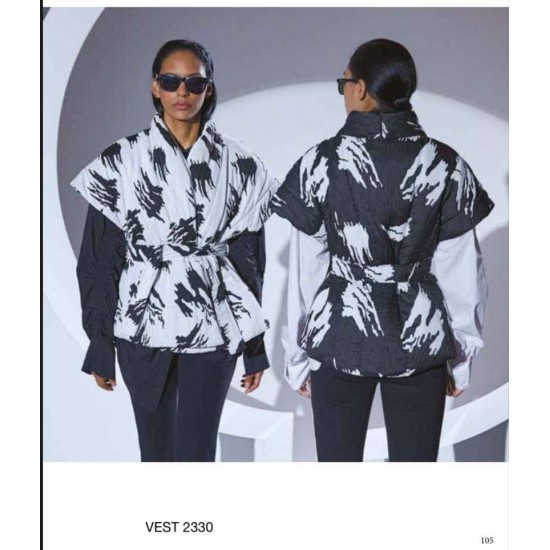 203321 black WAISTCOAT