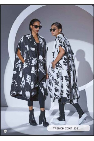 203326 TOPTAN SİYAH TRENÇKOT