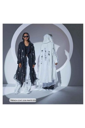 203335 TOPTAN BEYAZ TRENÇKOT